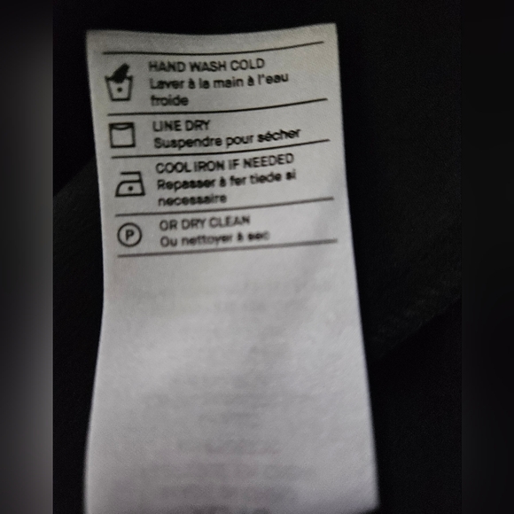 NWT - Vince Nouveau Magnolia Black Long Sleeve Satin Shirt Dress - Size XL - Picture 14 of 15